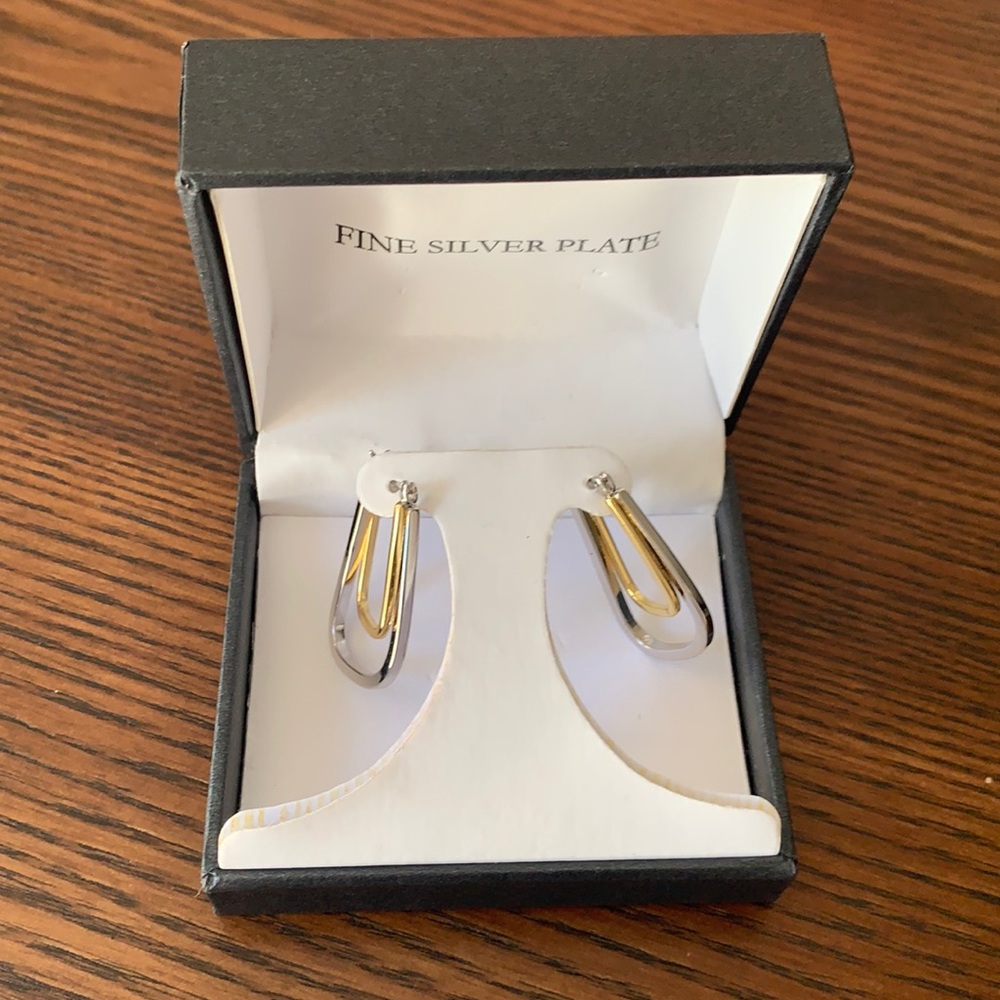 Silver plate earrings